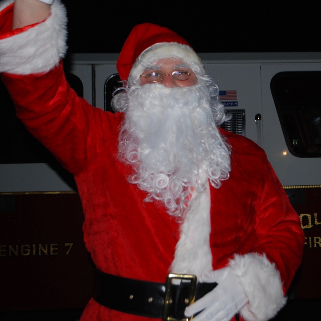 Santa at Squantum Tree Lighting